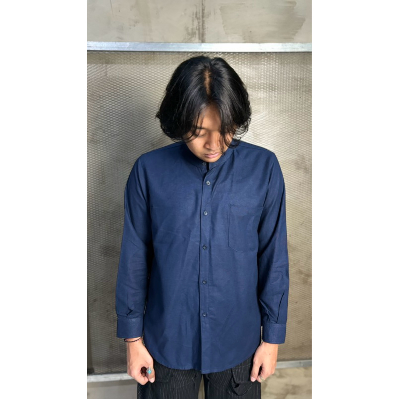 Kameja Linen Pria/ Baju Koko Linen Toyobo