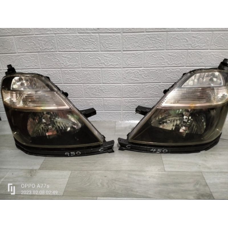 headlamp honda stream non facelift JDM sudah HID set sama ballast
