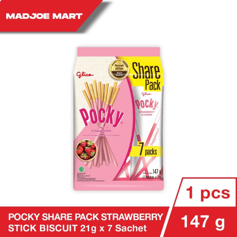 

Glico Pocky Strawberry Share Pack 147g