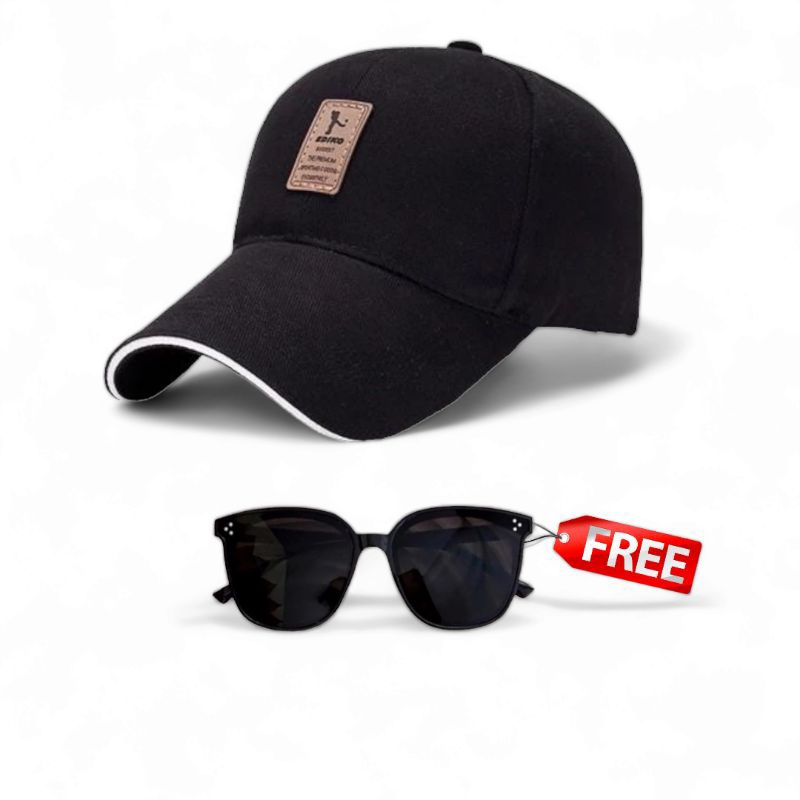 DISKON TOPI BASEBALL EDIKO UNISEX GRATIS KACAMATA DAN WAISTBAG TAS PINGGANG