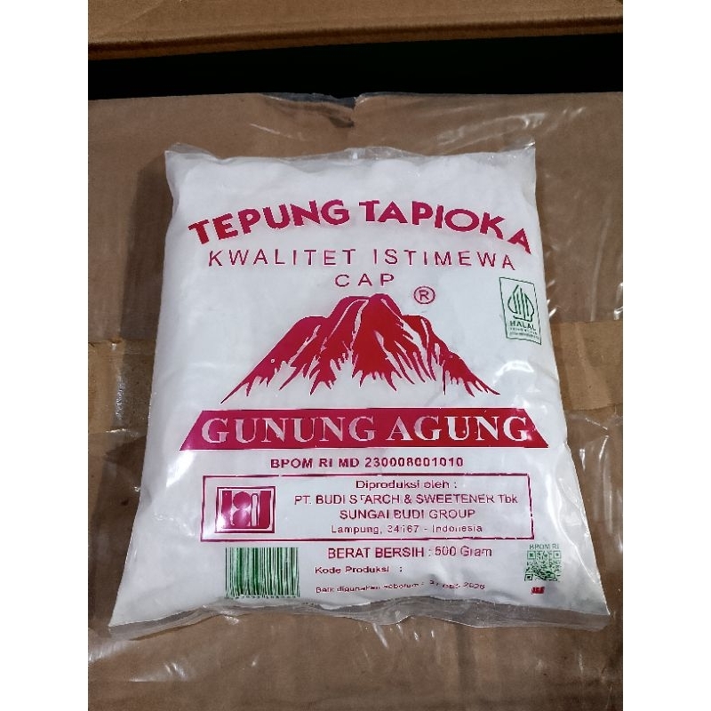 

Tepung Tapioka Gunung Agung 500gram