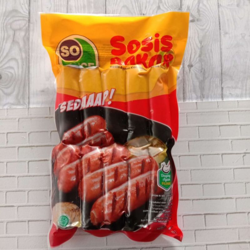 So Nice Sosis Bakar 500gr Frozen Food Sukabumi