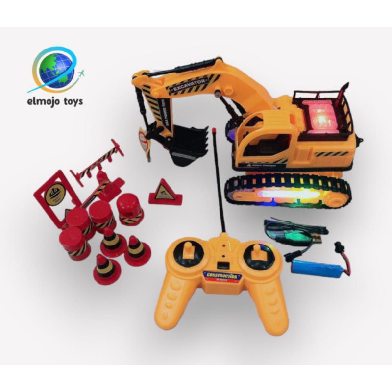 Mainan Anak Mobil Remot Beko RC Construction