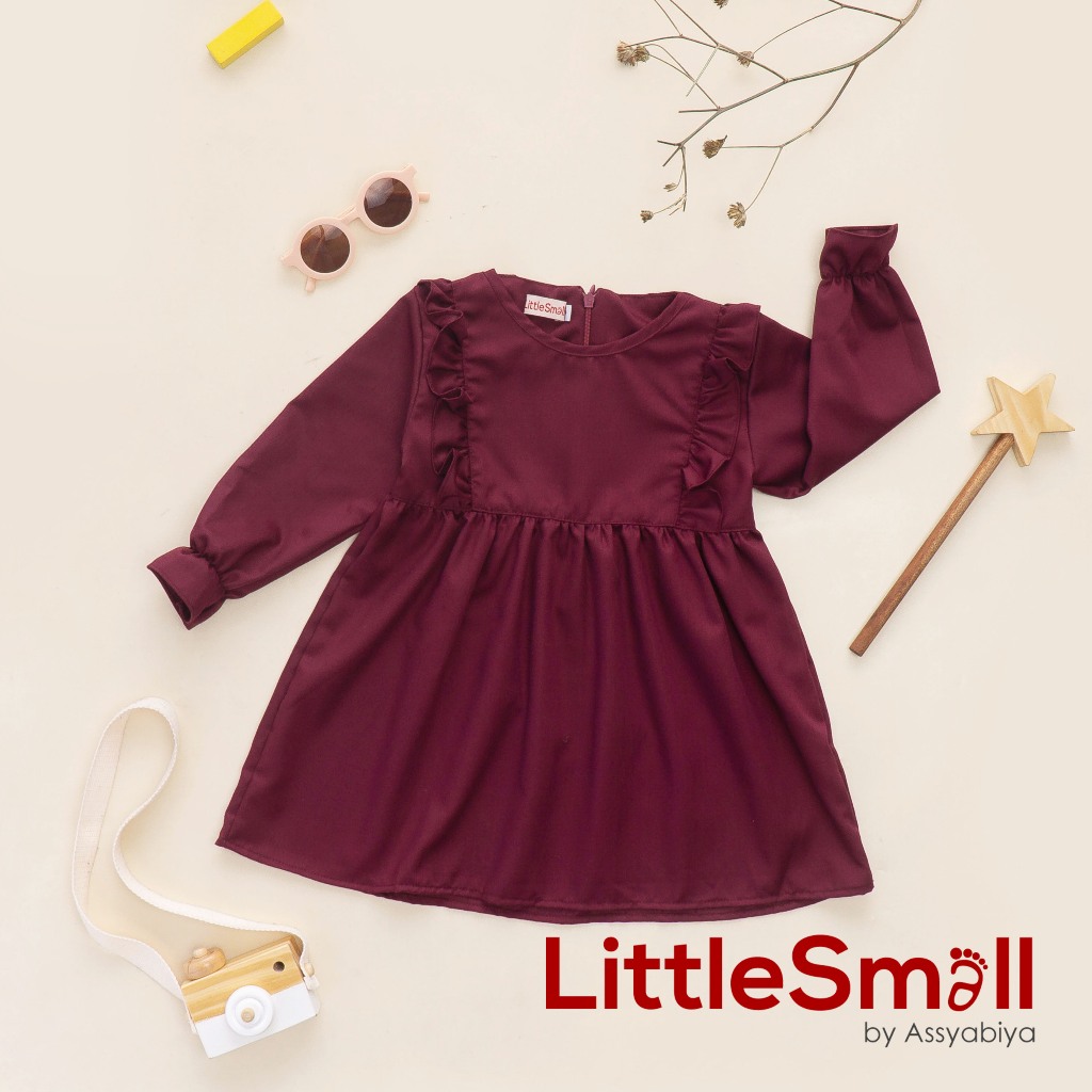 LittleSmall Dress Anak Tunik Anak Katun Premium - Kaguya Series