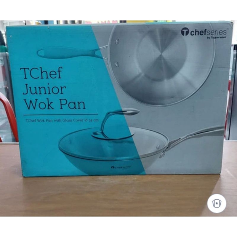 t chef junior wok pan tupperware new ori