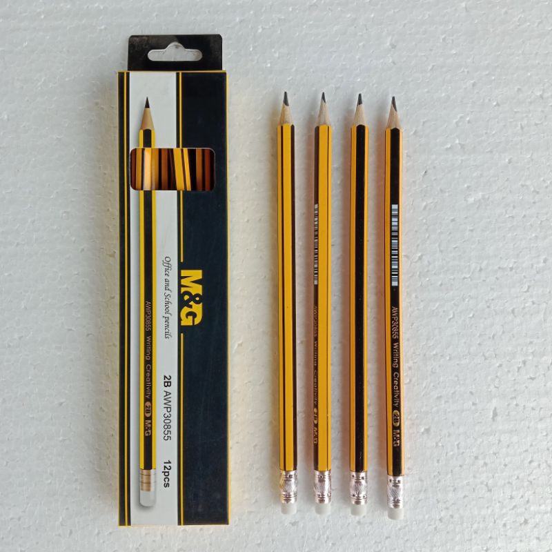 

KF l M&G Pensil Xexagon dengan Penghapus (AWP30855) - 1 LUSIN
