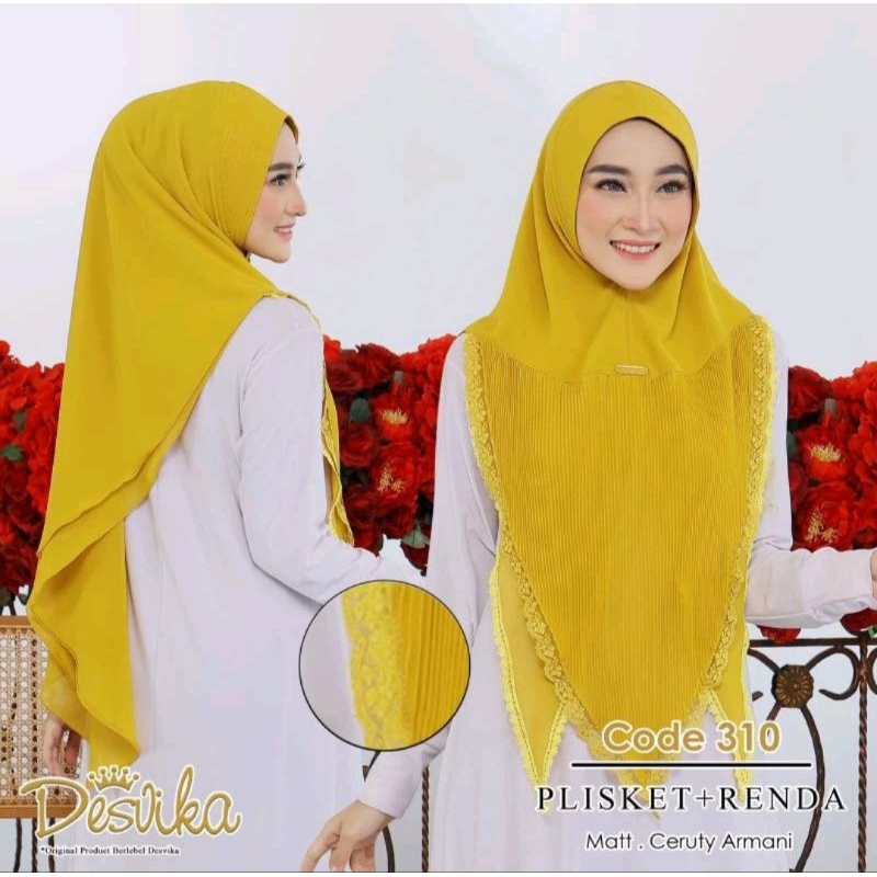 《ORI DESVIKA》 KHIMAR DESVIKA KODE 310/ KHIMAR/ KHIMAR DC/ JILBAB CERUTI/ KHIMAR PLISKET/ JILBAB PLIS