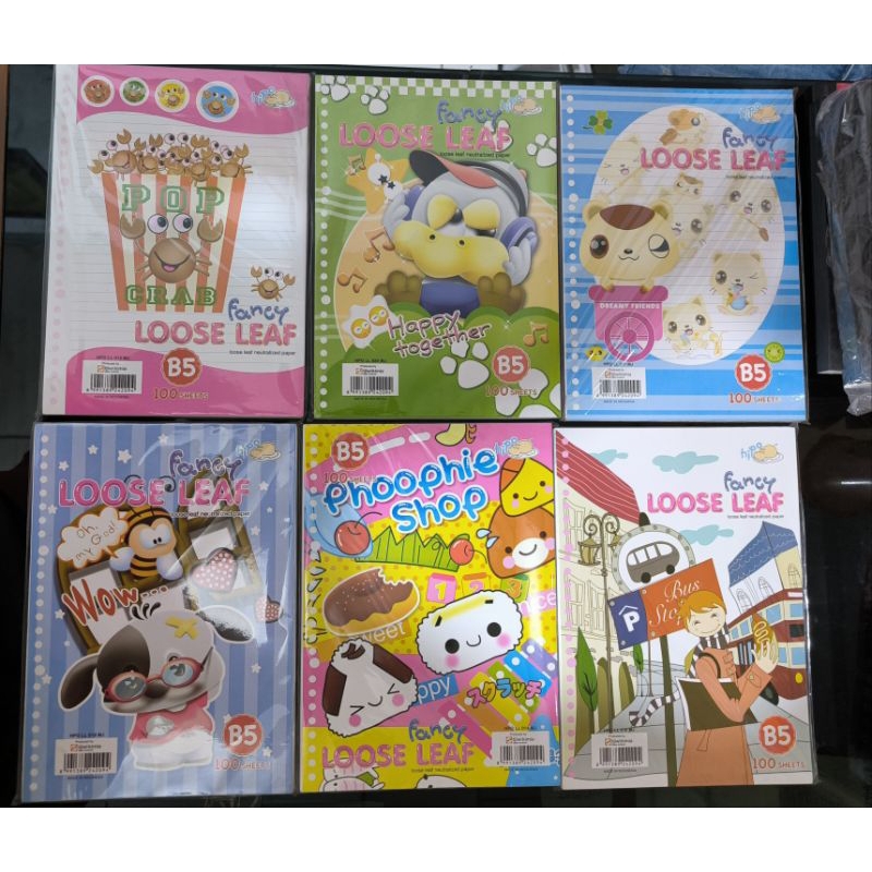 Kertas Binder Loose Leaf Fancy B5/Loose Leaf Fancy B5