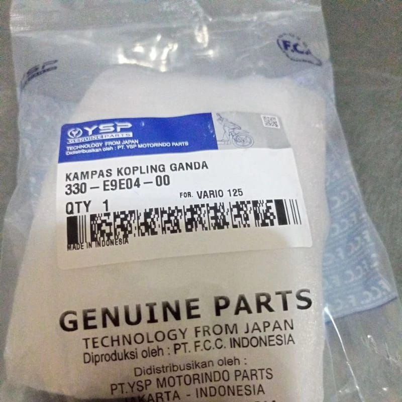 KAMPAS GANDA VARIO 125 VARIO 150 VARIO 160 PCX 150 PCX 160 FI KAMPAS KOPLING GANDA ORIGINAL FCC