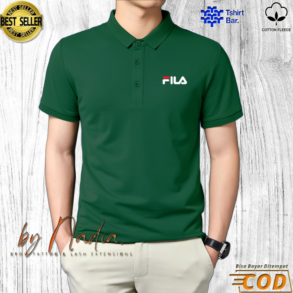 PROMO FASHION PRIA WANITA COD KAOS POLO  polo F114 Dada Text PutihRED  kaos drayfit olah raga sport 