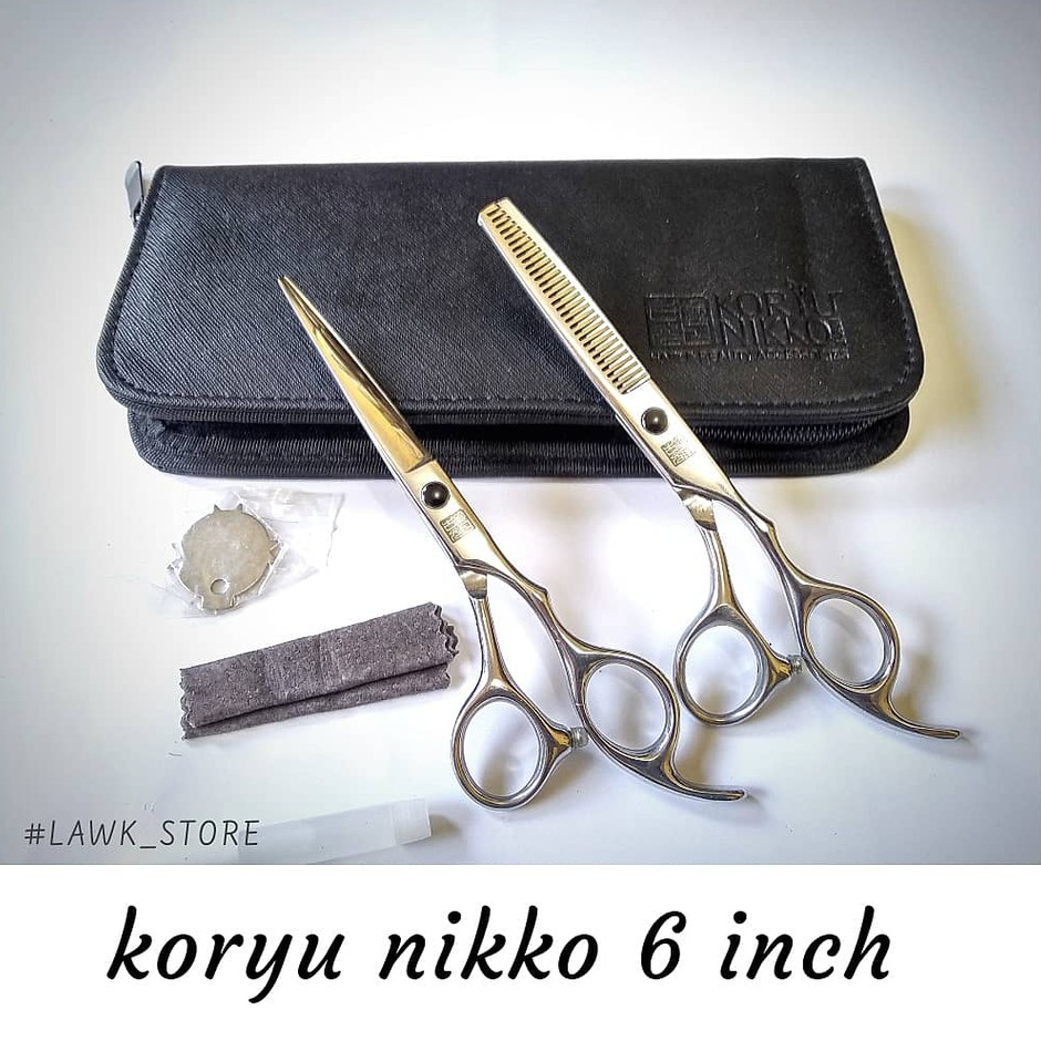 

set gunting koryu nikko 6,5 inch / gunting potong / gunting sasak
