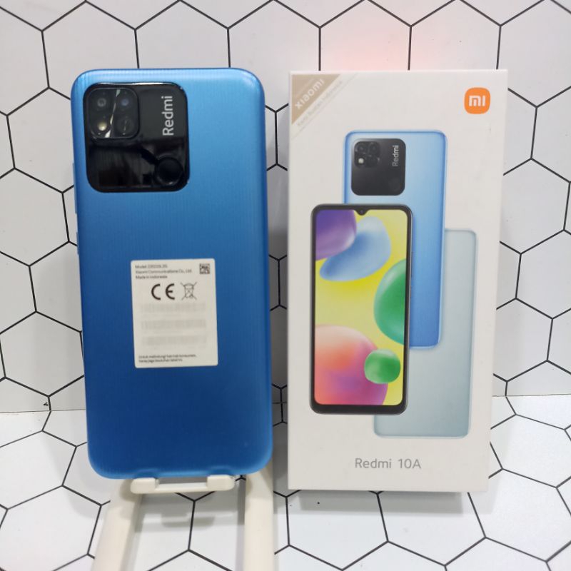 REDMI 10A 4/64 GB HP SECOND BEKAS FULLSET