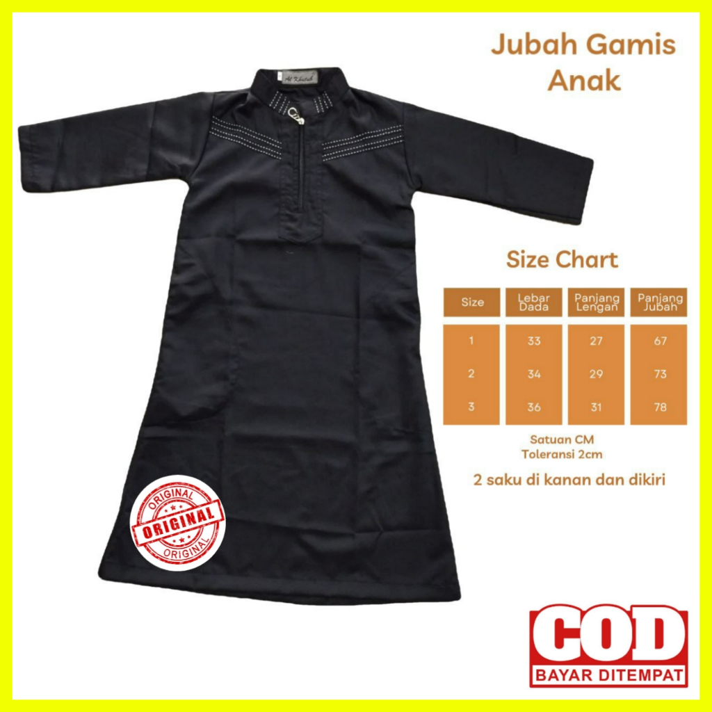 Jubah Anak Laki Laki / Jubah Anak Premium / Jubah Habib Anak / Jubah Anak Laki Polos / Gamis Anak La