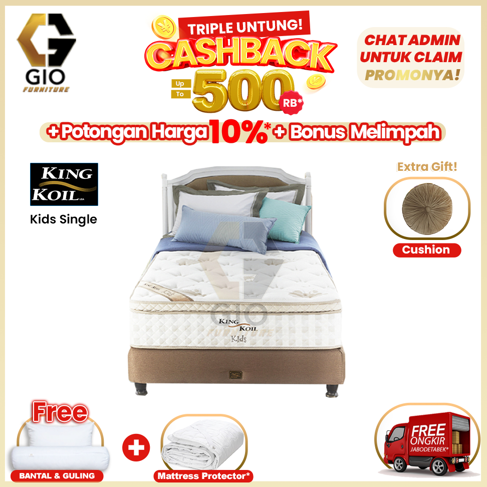 Kasur/Springbed Kingkoil Kids Single (Fullset)