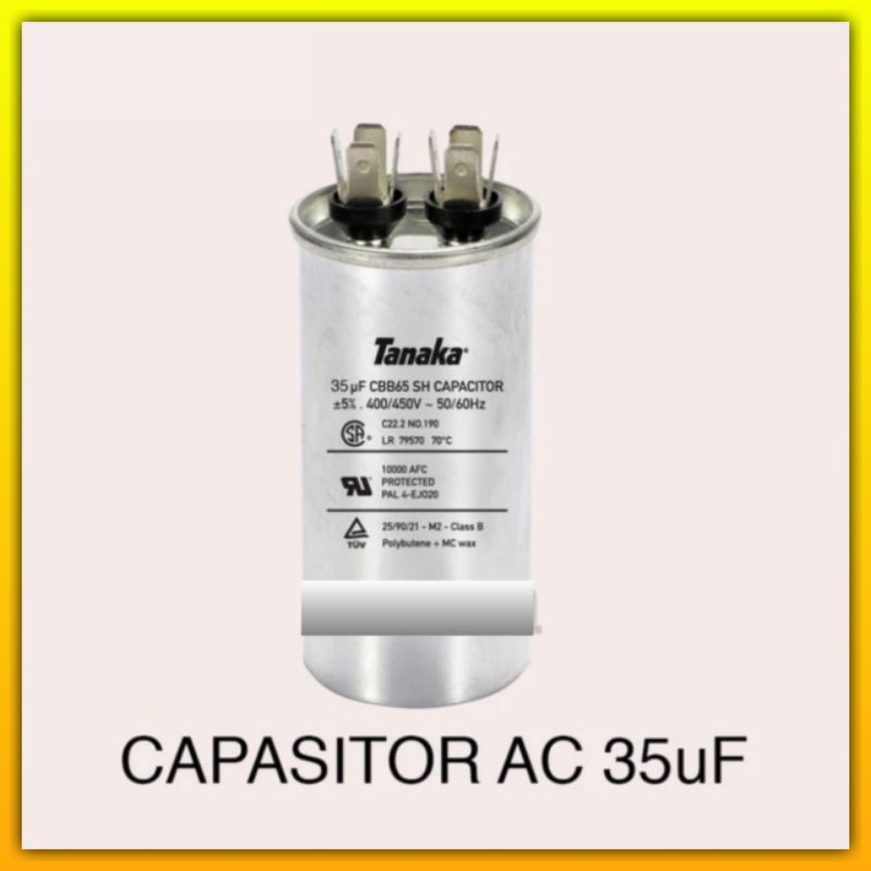 KAPASITOR AC 35 UF MIKRO / CAPASITOR AC 35 UF MIKRO CBB65