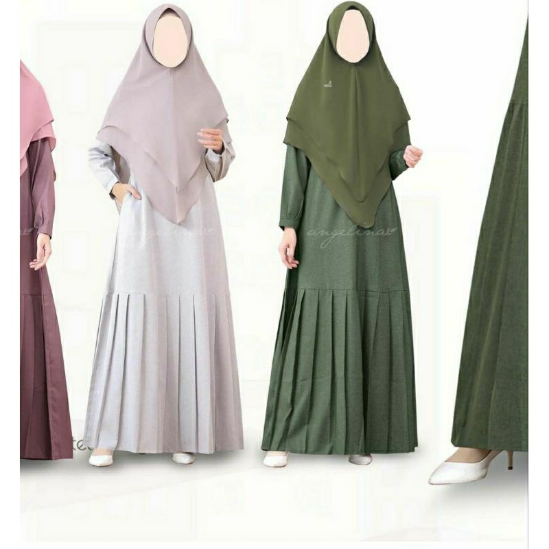 Office Look Dress by Atelier Angelina (New, Burgundy, Blue Grey)