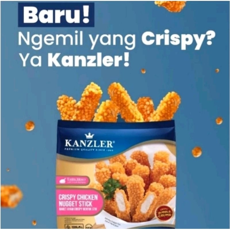 

Crispy chicken nugget stick kanzler 450gr