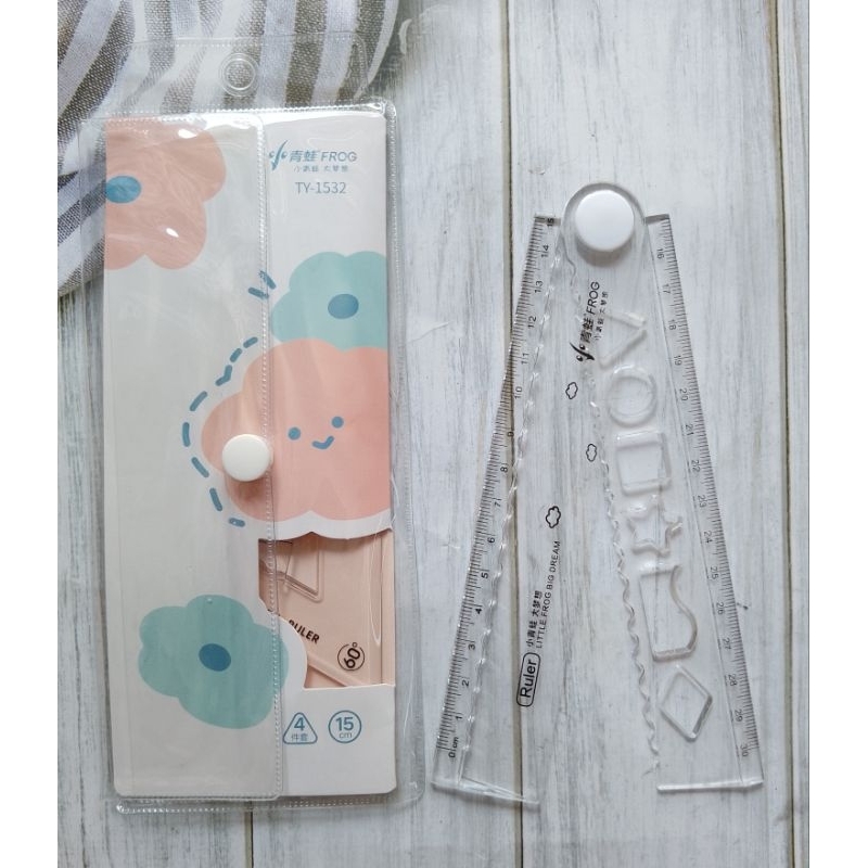 

(4PC) GARISAN SET+SABLON 30CM TY-1549