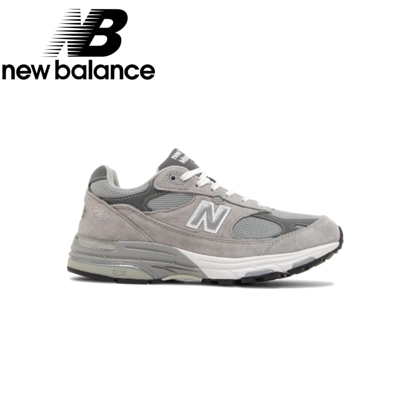 New Balance 993 Grey White 100% Original Sneakers Casual Pria Wanita Sepatu Ori Murah Sepatu New Bal