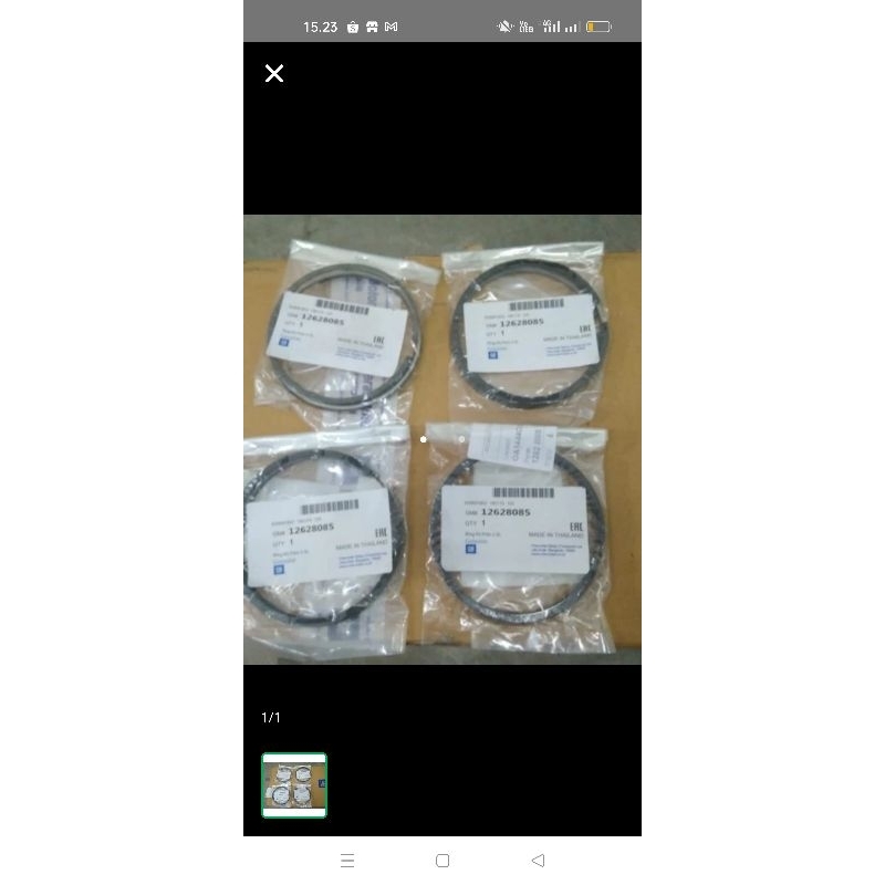 Ring piston Colorado set/ Ring seher Chevrolet Colorado/ring piston Chevrolet Colorado original GM