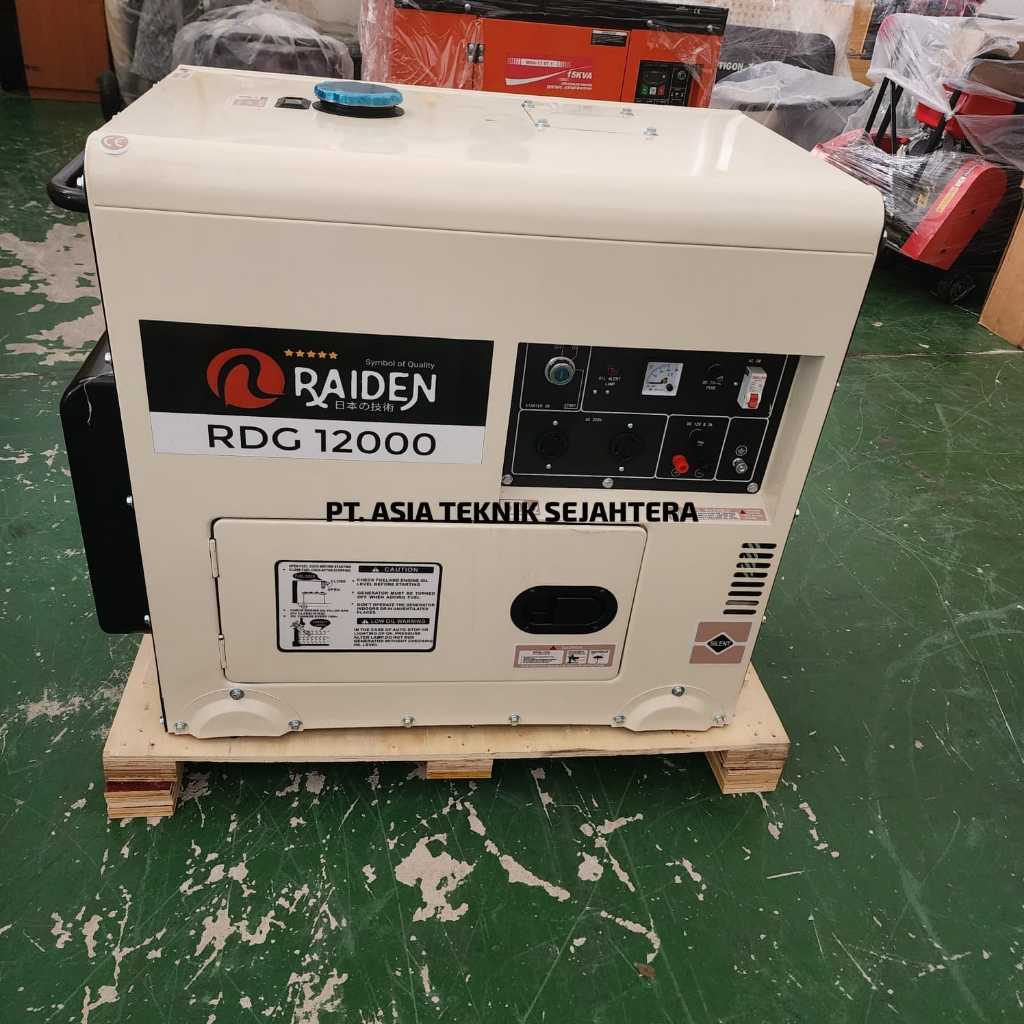 silent genset 7000 watt diesel Raiden Heavy Duty