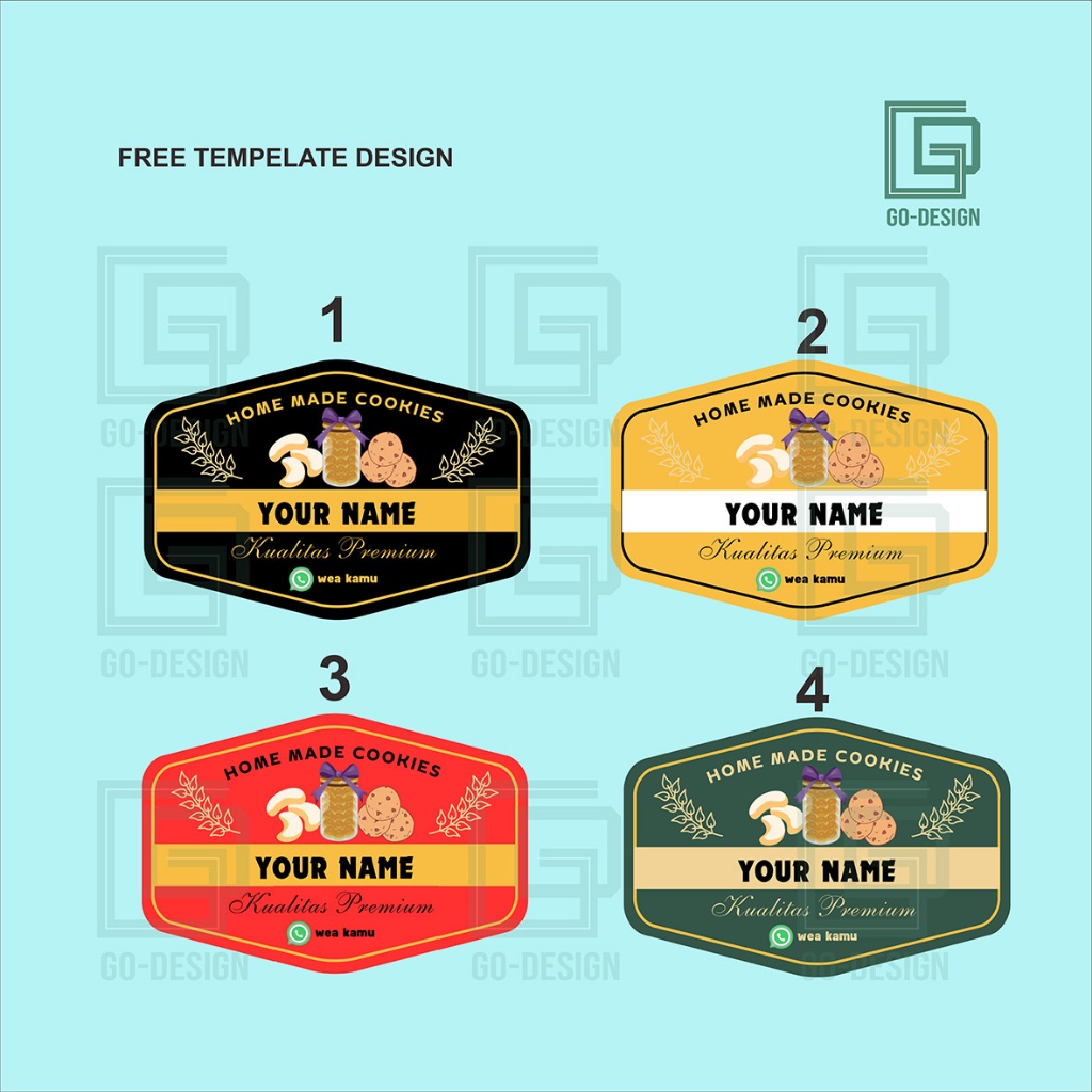 

Stiker Custom Logo Jualan Makanan Chromo | Kromo | Cromo Print Cetak Sticker Label Kemasan Brand Free Design