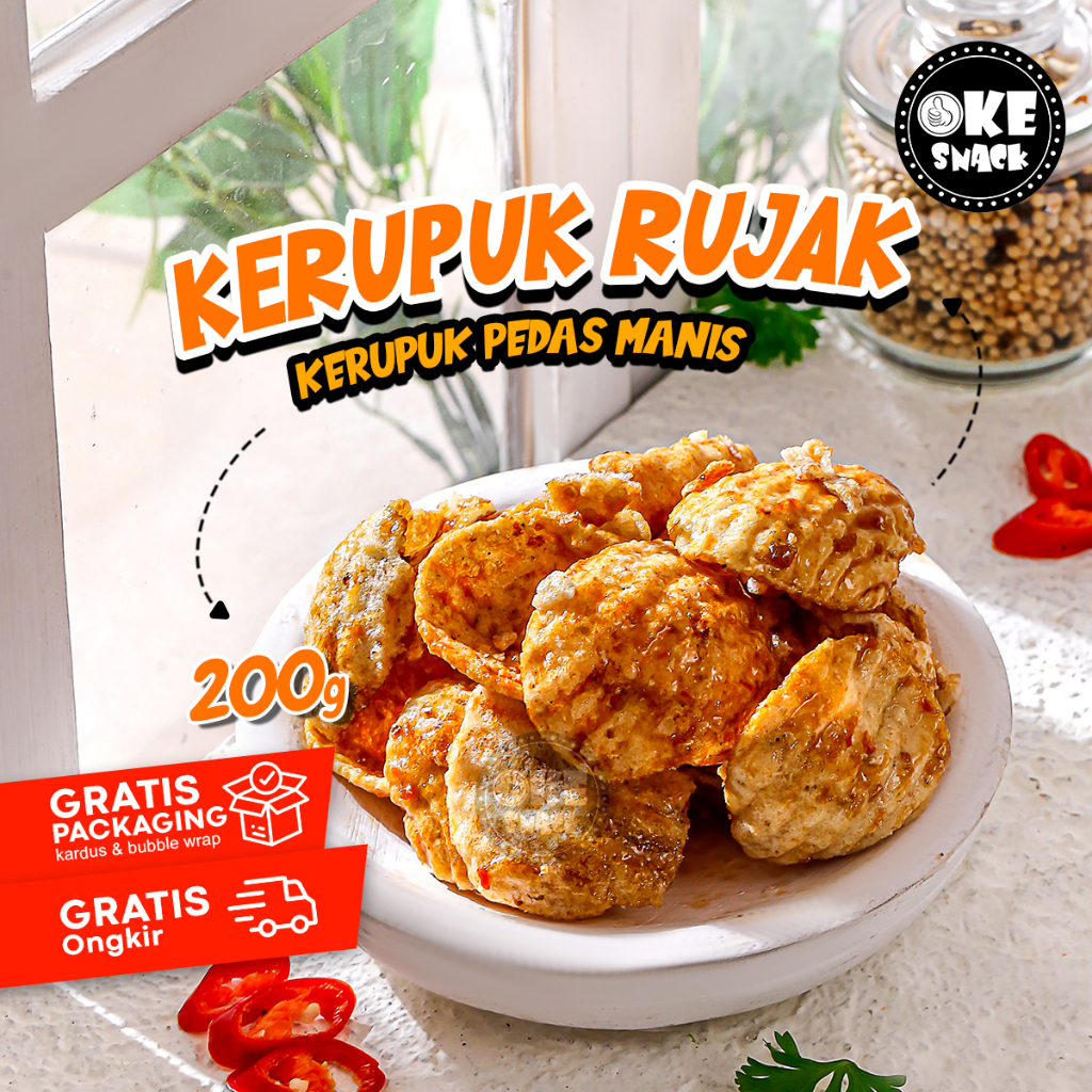 

Camilan Tradisional Kerupuk Rujak 200g