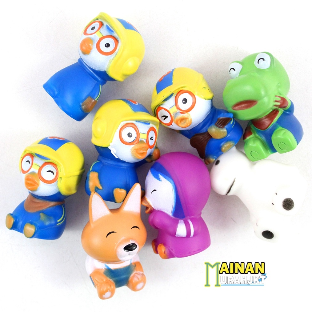 TERLARIS BRANDS FESTIVAL FIGUREANS MAINAN ANAK MURAH ACTION FIGURE PORORO DKK FIGURE 1 SET ISI 8PCS 