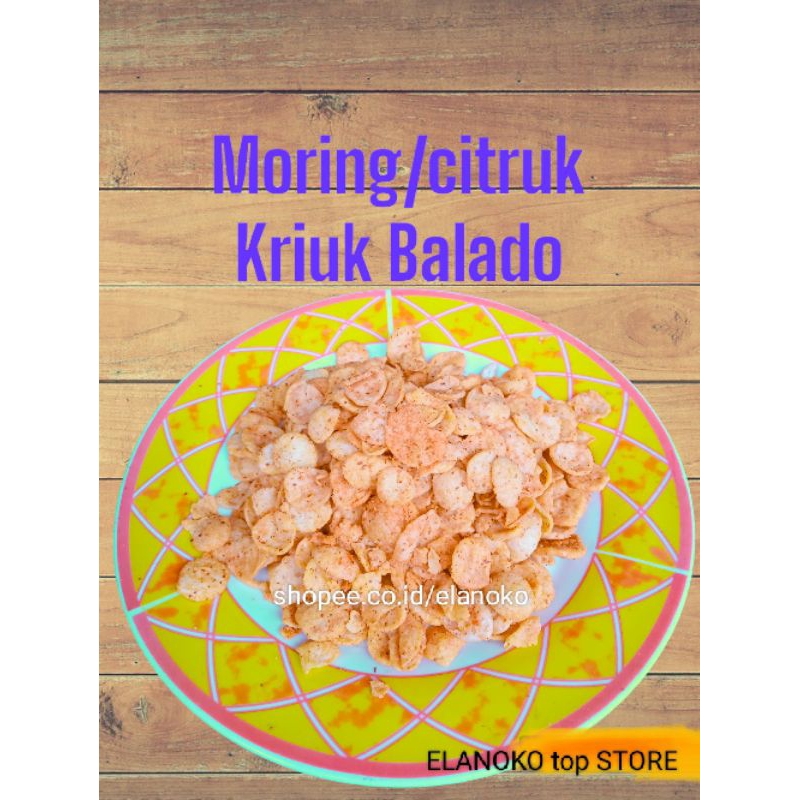 

Moring / citruk balado isi 500gr, Snack pedas ringan segar Snack kekinian