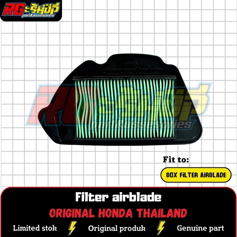 Filter Saringan Udara Honda Airblade Original Genuine Honda Thailand Beat Scoopy Vario 110 Led