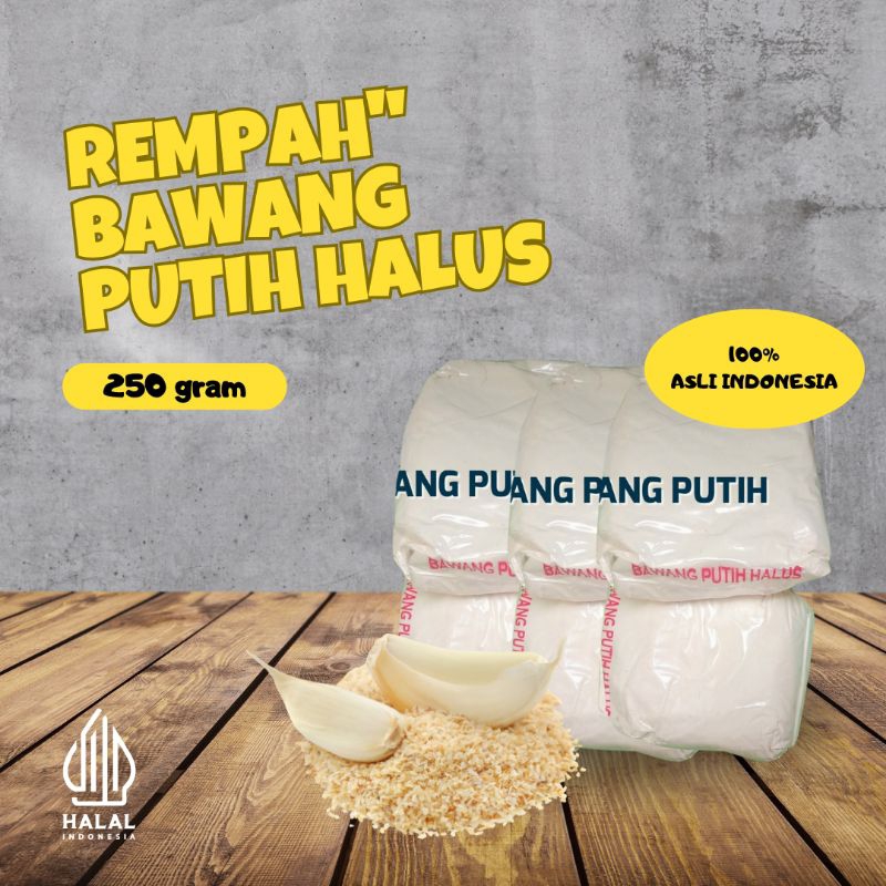 

Bumbu Bawang Putih Halus 250gr | Kualitas Premium