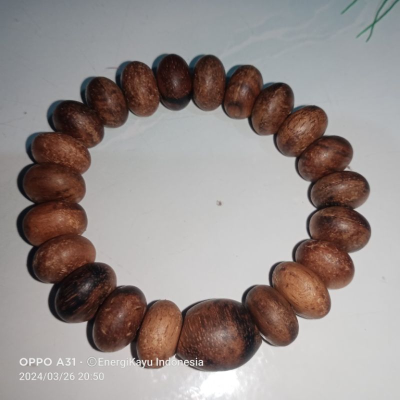 Gelang kayu sonokeling,gaharu zebra, Kalimasada