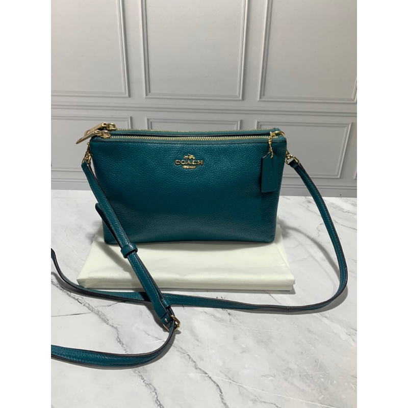 SALE Tas Coach Double Zip Crossbody Bag Preloved