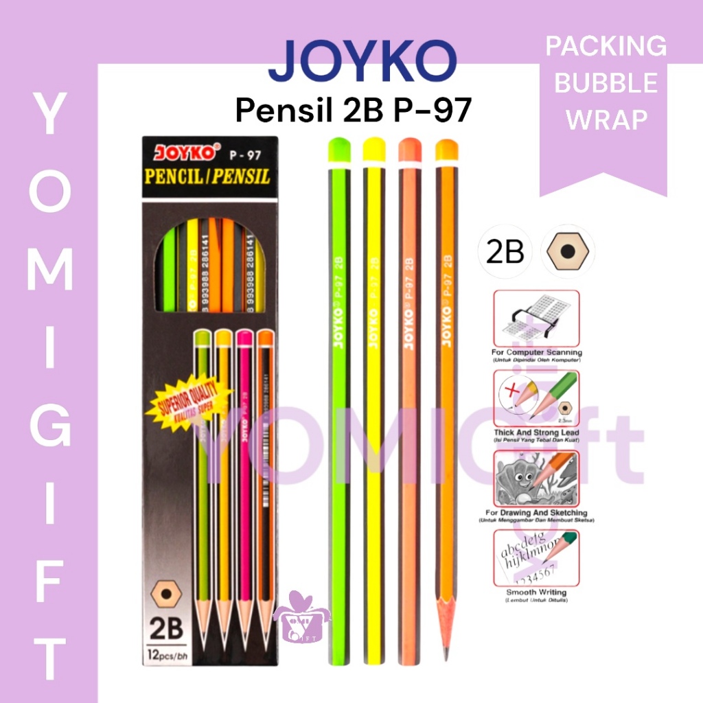 

[ECER ] PENSIL JOYKO P-97 2B / PENSIL JOYKO MURAH ECER