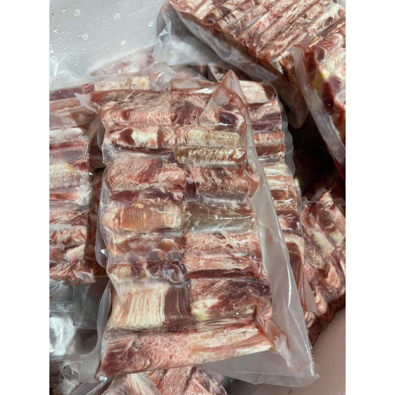 

Beef yakiniku 5 cm x 5 cm x 1 cm