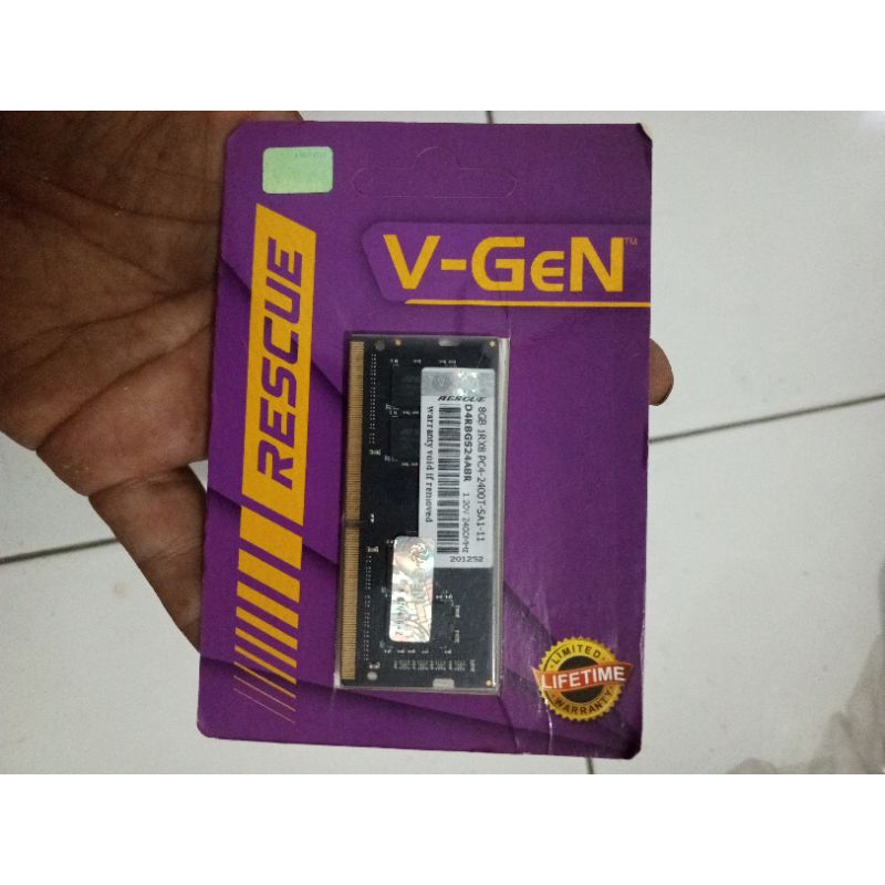 Sodimm V-gen Vgen 8GB DDR4 2400