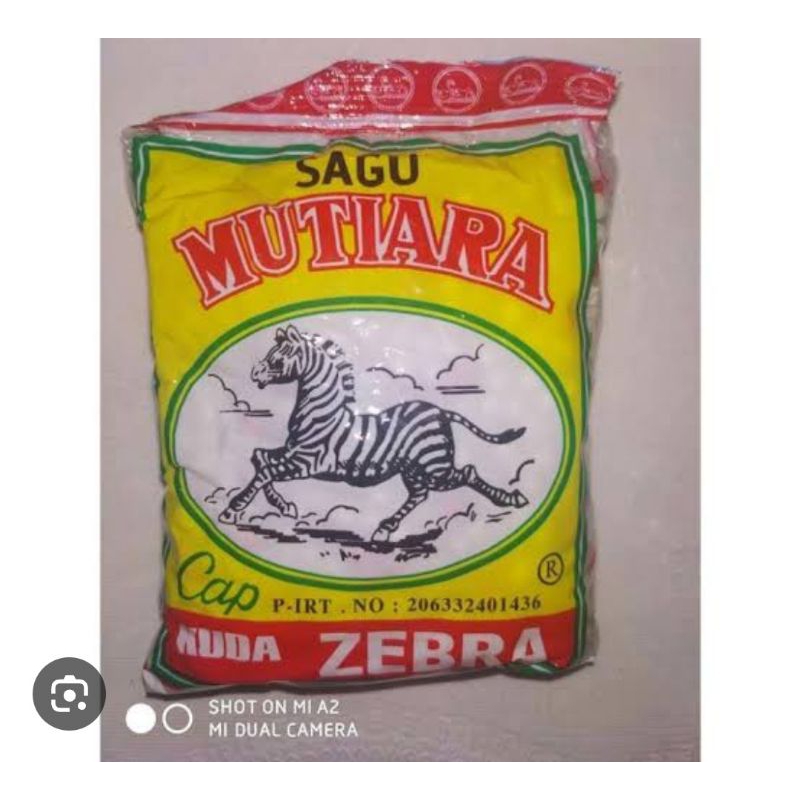 

sagu mutiara cap zebra