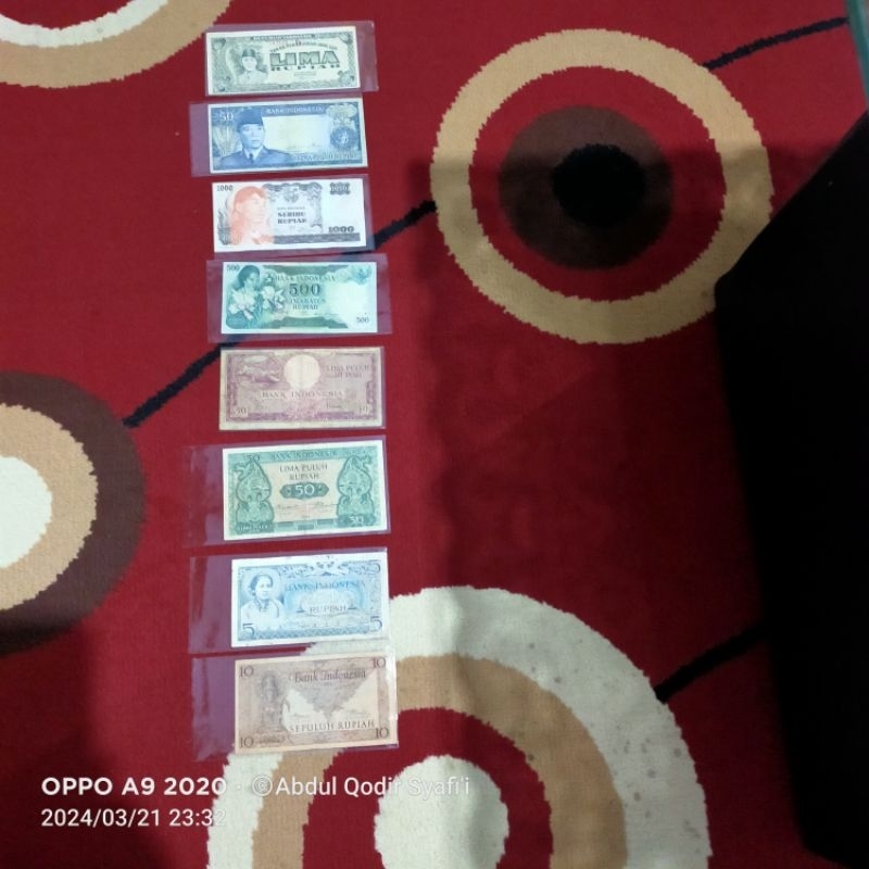 Uang Lama Indonesia Asli Semua