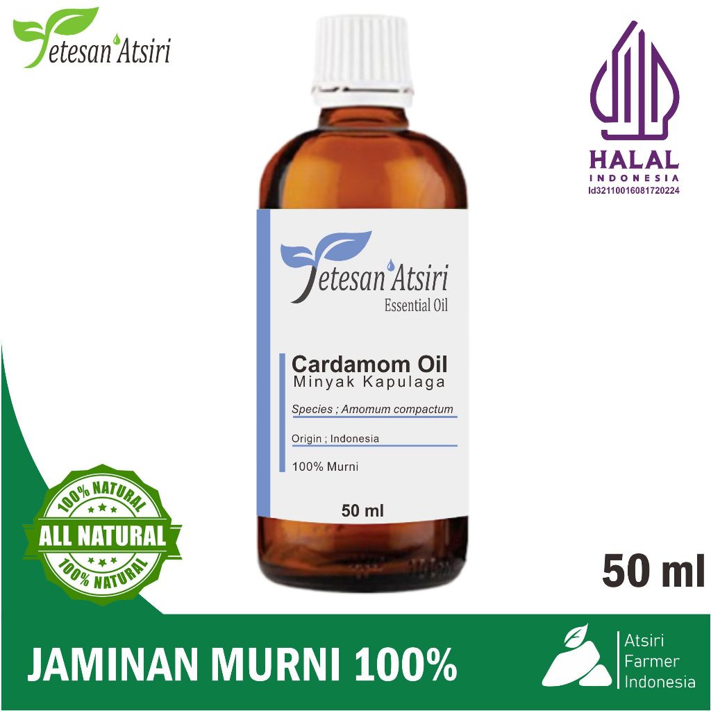 minyak atsiri kapulaga kapolaga murni cardamom pure essential oil esensial essensial aromatherapy