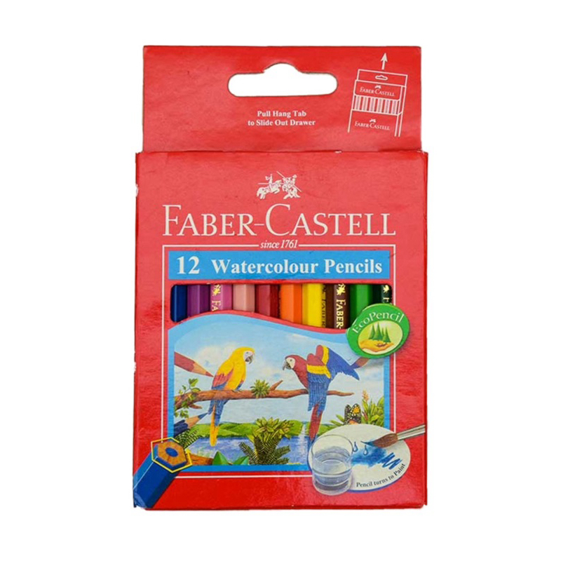 

FABER-CASTELL Watercolour Pencil 12 Warna