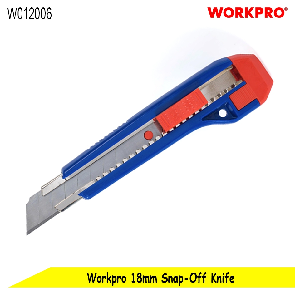 W012006 18mm Cutter Kardus Pisau Snap Off Knife
