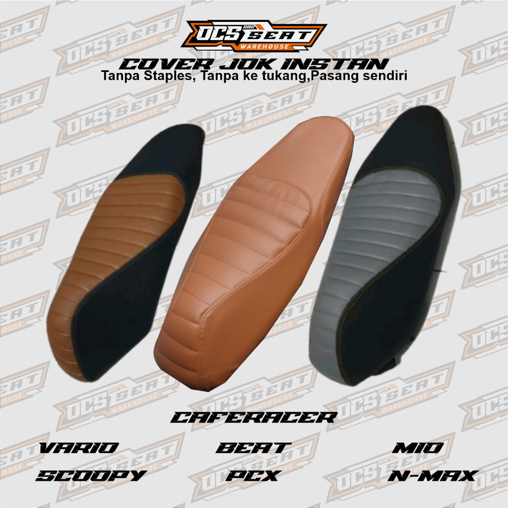 OCS Sarung Jok motor caferacer beat scoopy pcx nmax vario