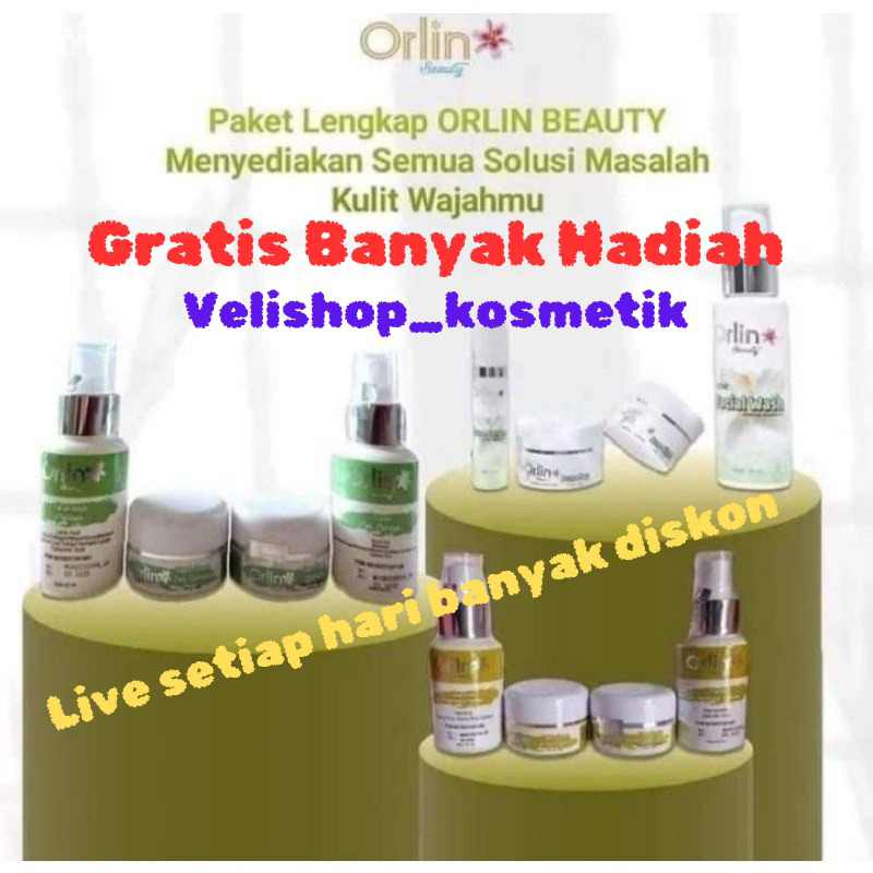 (HADIAH GRATIS) ORLIN BEAUTY / ORLIN BEAUTY SKINCARE / ORLIN / ORLIN SKINCARE / ORIGINAL