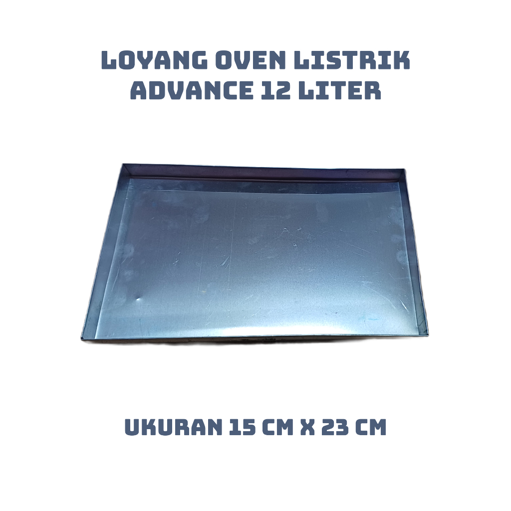 Loyang Oven Listrik Advance 12 Liter Ukuran 15 cm x 23 cm Loyang Kue Kering