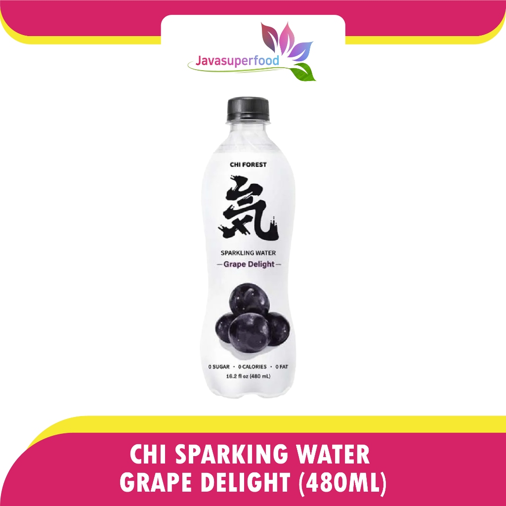 

Chi Forest Sparkling Water/ Minuman Soda - Grape Delight 480 ml