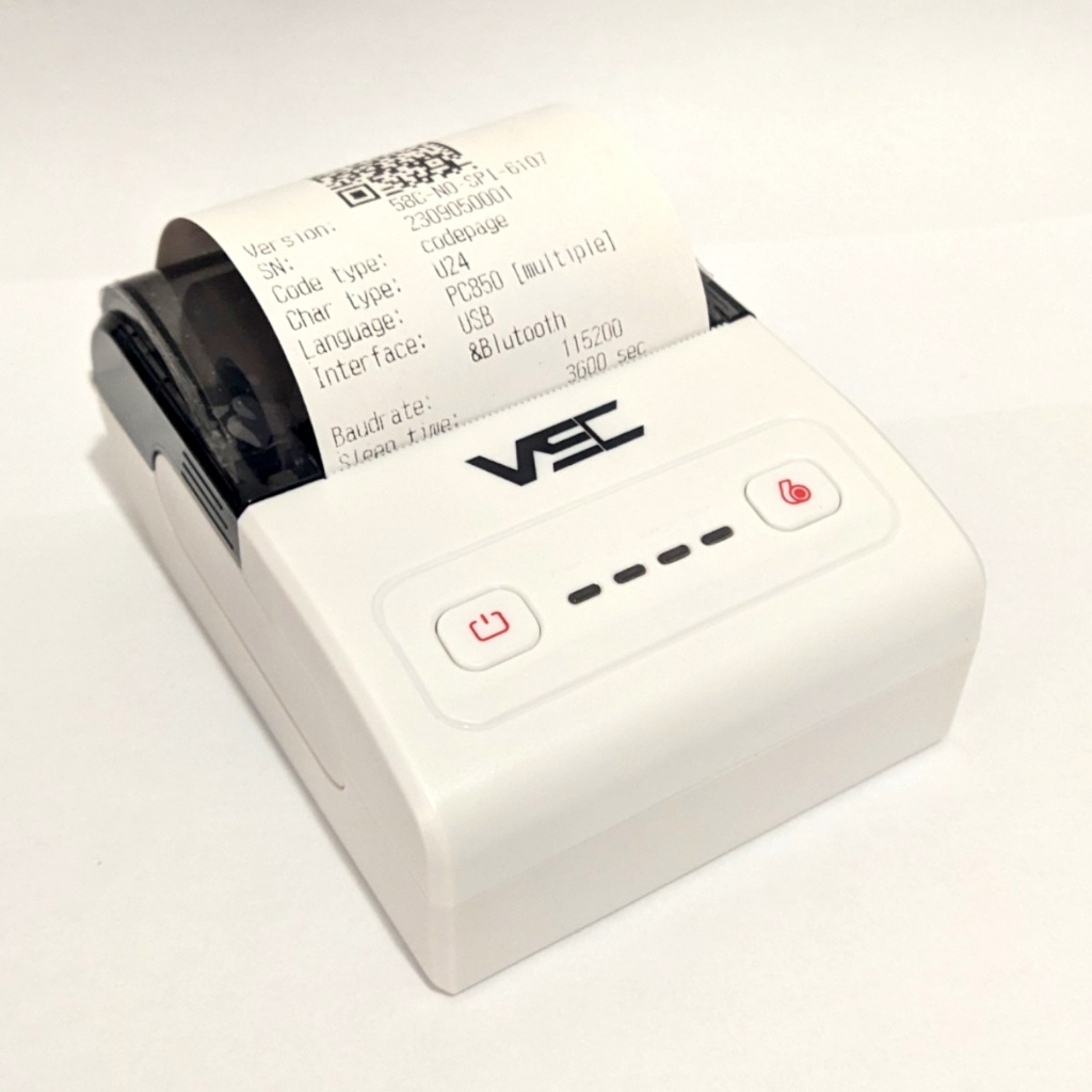 Printer Thermal Bluetooth Mini VSC