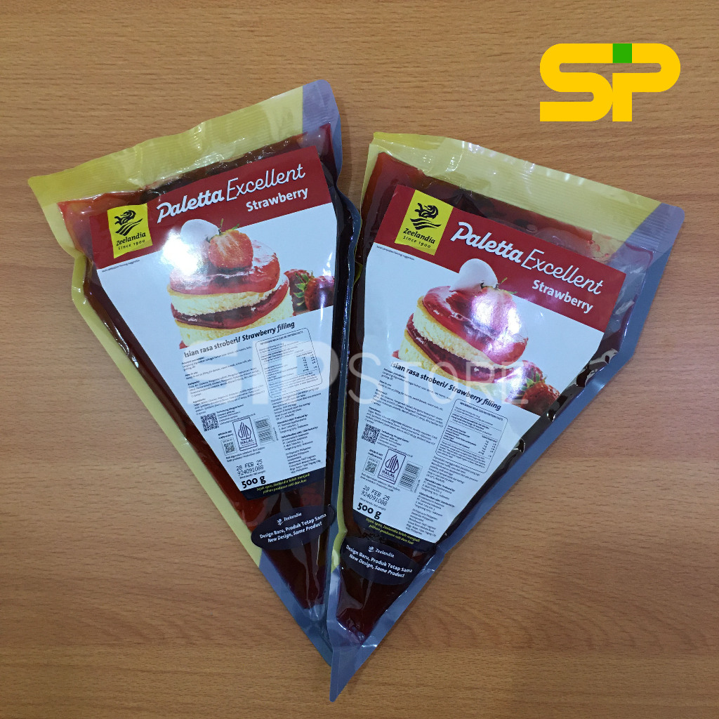 

Paletta Excellent Blueberry & Strawberry 500 gr/ Zeelandia / Selai / Filling Blueberry & Strawberry 500 gr
