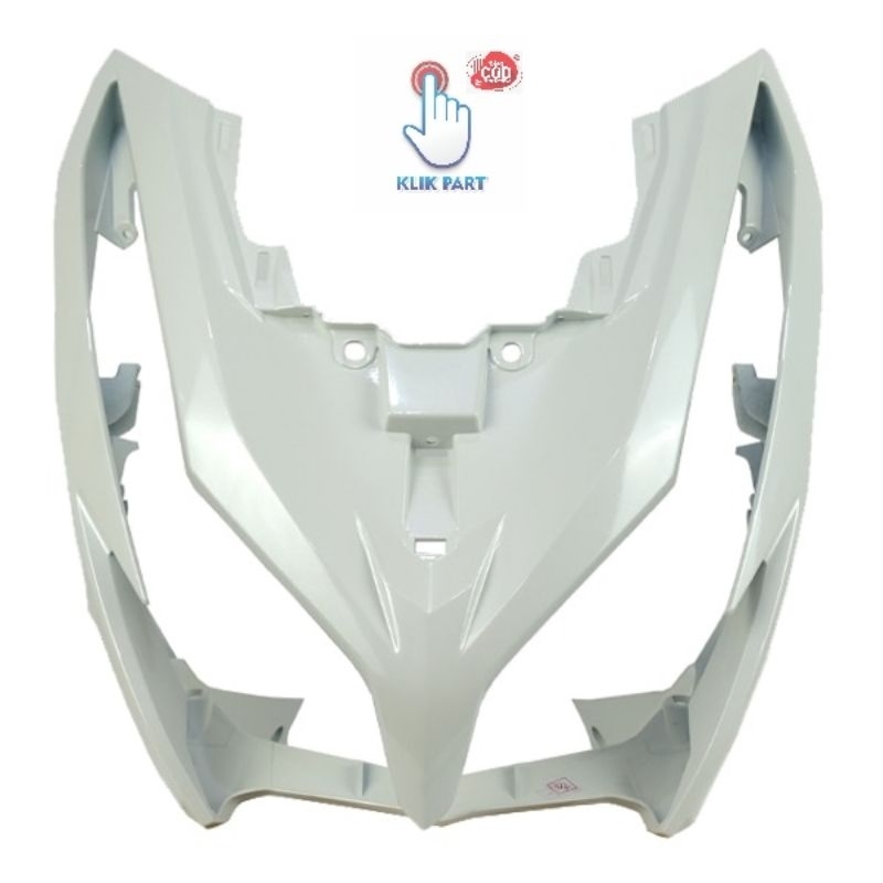 64301-KZR-600PFW cover FR panel lampu depan putih vario 125 lama