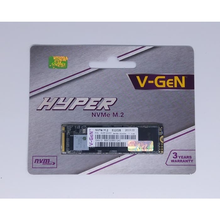 SSD M.2 NVMe V-Gen 512GB ssd m2 nvme vgen 512 gb