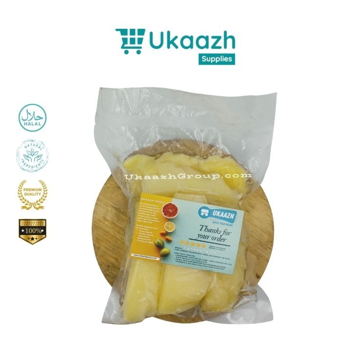 

Ukaazh Buah Nanas Madu 1/2 KG 500 Gram Pineapple Frozen Fresh Segar